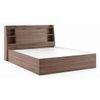 Scott King Size Box Storage Bed in Classic Walnut Finish