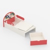 Sweet Slumber Toddler Bed in Red