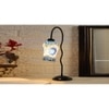 Multicolor Mosaic Glass Zig Zag Curvy Table lamp with Iron Base (EN15)