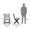 Bellucci Accent Chair in Beige Floral Colour