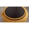 Loofy Ottoman with Storage Color in Yellow