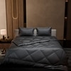 Stoa Paris Comforter Set Double Bed, 300TC Satin Double Bed Comforters in Twilight Embrace