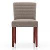 Adria Karara Quitese Top Dining Table With Set Of 6 Ludo Dining Chairs (Colour- Shitake Beige, Finish- Carara White)