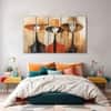The Castle Decor Women Abstract Wall Painting Wooden Framed Digital Painting 27x48 Inch (Style 10)