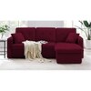 Jake  Pull Out Sofa cum Bed  in Maroon Colour