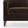Abbey Sectional Sofa (Colour : Dark Earth, Cushion : Hard, Seater : Right Aligned 3 Seater + Right Aligned Chaise)