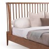 Calista Solid Wood King  Size Bed Without Storage (Coffee Oak Brown Finish)
