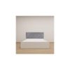 Kundalini Engineered Wood Queen Size Bed In White Finish