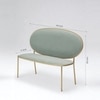 Mint Medoc Bench in Green Colour