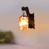 Devansh Solid Wood Electric Wall Light in Brown Colour with Multi Shade Count of 1 Light