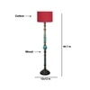Devansh Wooden Floor Lamp