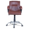 Ammoreavolea Mid Back Executive Chair in Maroon Colour