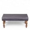 Bestone Sheesham Wood Accent Dining Bench (Iron Grey Velvet Teak Finish)