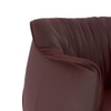 Odette Lounge Chair In Burgundy Leather