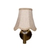 Devansh Gold Wall Mounted Lamp With Beige Jute Shade