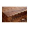 Elder Sheesham Wood Console Table in Teak Finish