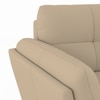 Vetra 1 Seater Leather Sofa In Pebble Colour