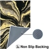 Luxe Home Polyester Cosmic Swirl Carpet – (5x7 Feet, Multicolor, TPR)