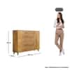 Hexa Red Engineered Wood Shoe Rack in Giant Wood Colour