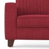 Apollo Neo 1 Seater Fabric Sofa in Salsa Red Colour (Back Height : Regular, Cushion Type : Soft)