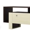 DCanape Ele Engineering Wood TV Unit Wyoming Dark Light Acacia Finish