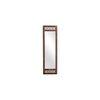 plato solid wood standing mirror in brown colour