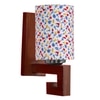 Devansh Solid Wood Electric Wall Light in Multi Colour with Multi Shade Count of 1 Light