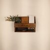 Riverdale Wooden Wall Shelf Organiser With Key Holders