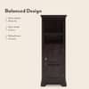 Mateo Solid Wood Bar Cabinet (Mahagony Finish)