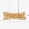 Robin Handcrafted Chandelier Lamp Natural