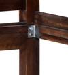 Rapipa Solid Wood Single  Size Bed Without Storage (Provincial Teak Finish)