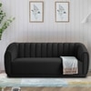 Rosa Fabric Sofa (Black)