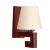 Devansh Solid Wood Electric Wall Light in off-white Colour with off-white Shade Count of 1 Light