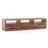 Carmond Solid Wood Free Standing TV Unit in Teak Finish