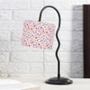 Multi cotton Zig Zag Curvy table lamp with Iron Base(SP37)