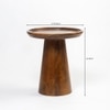 Lanez Solid Wood Coffee Table In Dark Walnut Finish