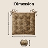 Lx Polyester Chair Pad Brown Pc 6