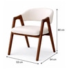 Tashi Upholstered Back Dining Chair