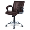 Liieancoinn Mid Back Executive Chair in Brown Colour