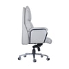 Polar High Back Leatherette Office Chair In Grey Colour