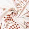 Cream Floral 4 Pcs Comforter Set With Queen Size Bedsheet With 2 Pillow Covers
