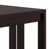 Beirut Solid Wood Bedside Table in Mahogany Finish