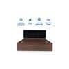 Samskara Bed With Premium Leatherette Fabric And Box Storage Queen Bed