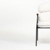 Antho Fabric Dining Chair in Ivory Colour