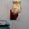 Devansh Solid Wood Electric Wall Light in Multi Colour with Multi Shade Count of 1 Light