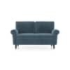 Oxford 2 Seater Fabric Sofa In Ocean Weave Colour
