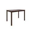 Seattle Starter Dining Set 1+4 (Rubberwood, Dark Cappuccino Finish)