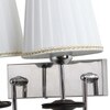 Eliante Cloth Shade Wall Lights Mild Steel & Fabric Material Silver, Chrome & White Finish