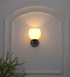 Luster Glass and Metal Wall Light