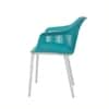 Kepler Brooks Senora Cafeteria Dining Chair in Blue Colour